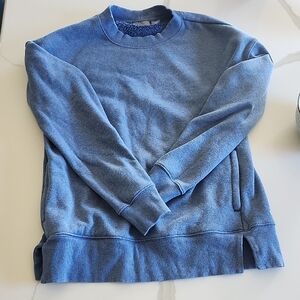 Zella Heather Blue Crewneck Sweatshirt XXS